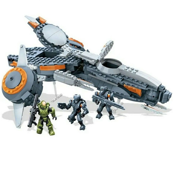 Mega Bloks Halo 5 Phaeton Gunship Building Set With 3 Figures+Weapons #38136 NIB - Picture 2 of 9